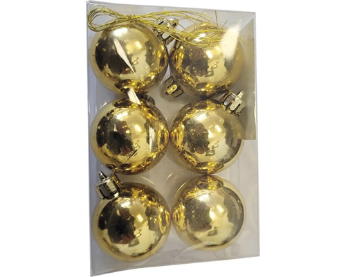 Sada šiestich vianočných gúľ