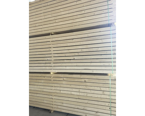 Drevený hranol nehobľovaný stavebný 100 x 180 x 4000 mm Stoh surových drevených dosiek