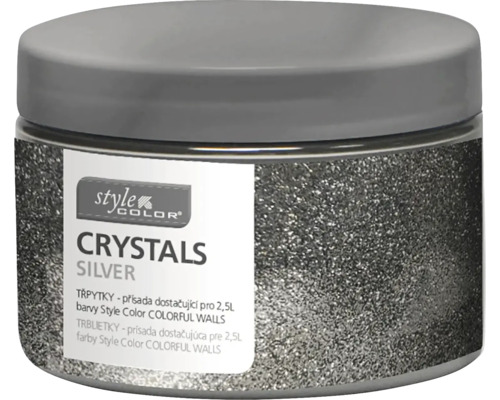 Farba na stenu StyleColor Glitter 40 g striebro