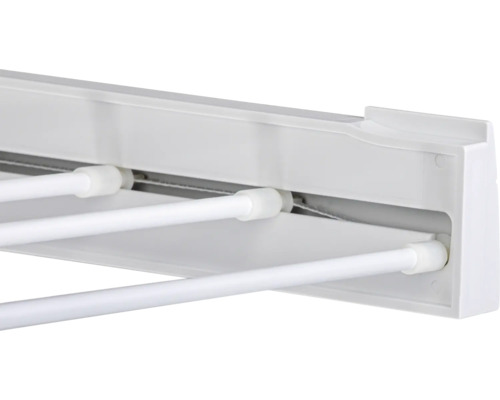 Detail nástenného sušiaka na bielizeň