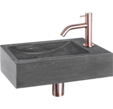 Obdĺžnikové kamenné umývadlo s batériou