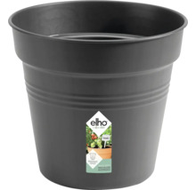 Sivý kvetináč Elho z recyklovaného materiálu s drenážnymi otvormi