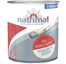 Vedro s farbou s nápisom Natrima od spoločnosti Chemolak