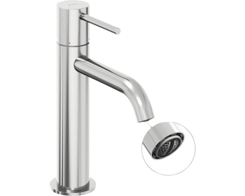 Umývadlová batéria z kovu s perlátorom