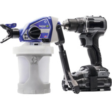 Striekacia pištoľ na farbu Graco TrueCoat 360 s akumulátorovou vŕtačkou