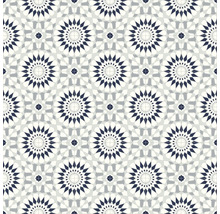 Vzor dekoratívnych dlaždíc s geometrickými motívmi