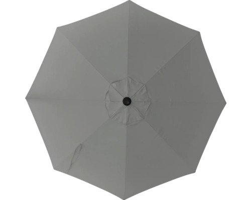 Sivý záhradný slnečník zhora