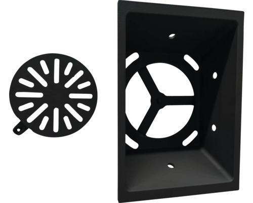 Vtokový žľabový kôš s lapačom lístia