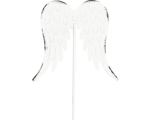 Dekoratívne anjelské krídla z kovu s tyčou