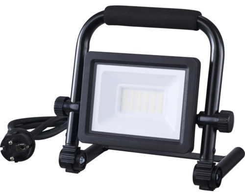 LED pracovný reflektor IP65 20 W 1900 lm 6500 K čierny