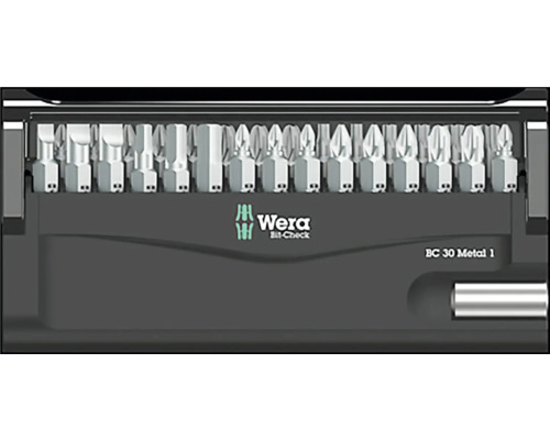 Wera Bit-Check s rôznymi skrutkovacími bitmi