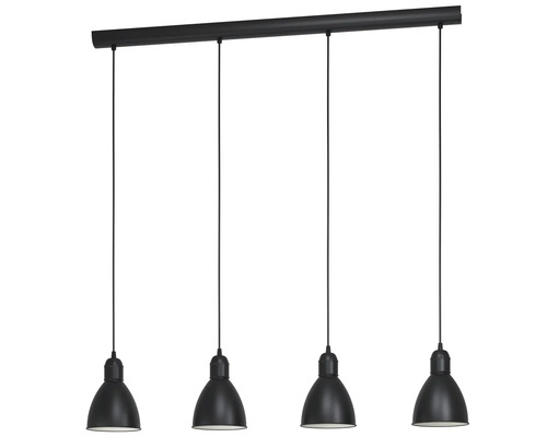 Závesná lampa so štyrmi svietidlami