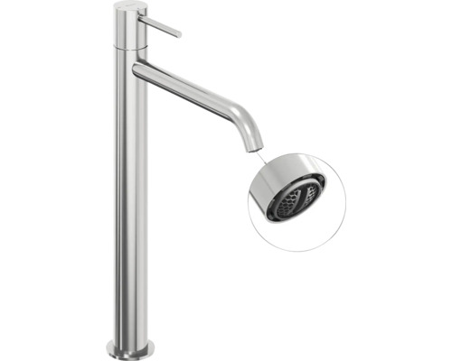 Vysoká umývadlová batéria s perlátorom detail