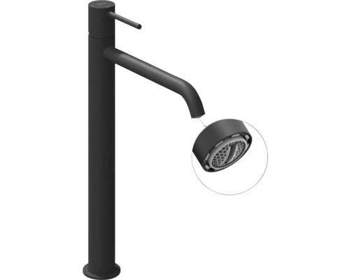 Vysoká umývadlová batéria pre umývadlá na dosku s vybratým perlátorom