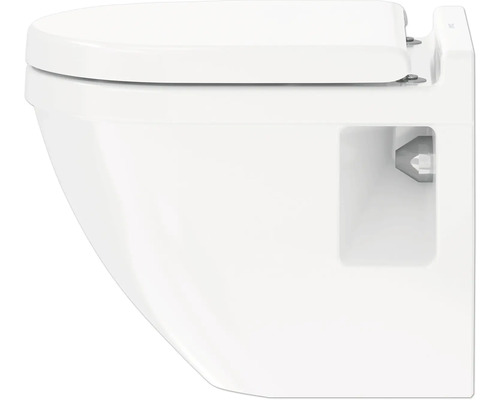Závesné WC zo sanitárnej keramiky s WC sedadlom