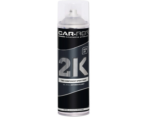 Lak v spreji Car-Rep 2K Epoxy RAL7016 antracitový 500 ml Car-Rep 2K dvojzložkový sprej, farba antracitová sivá