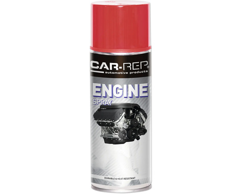 Lak v spreji Car-Rep ENGINE Motor-Sprej červený 400 ml Car-Rep sprej na motory, odolný voči teplu a trvanlivý