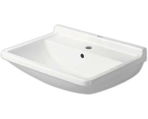Klasické umývadlo DURAVIT sanitárna keramika biela 65 x 48,5 x 20 cm 0300650000 Biele keramické umývadlo do kúpeľne