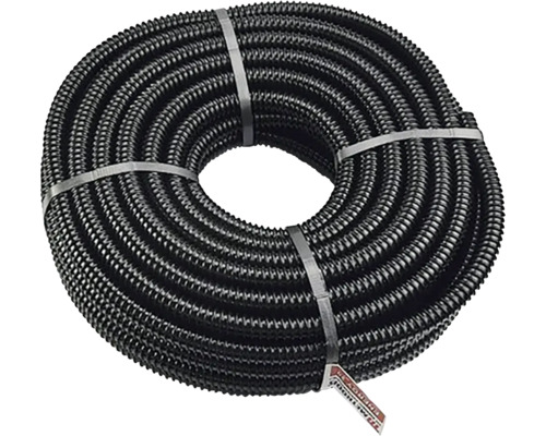 Chránička na káble flexibilná, ø 41/35 mm 25m čierna, metrážový tovar Stočená ohybná rúrka z plastu
