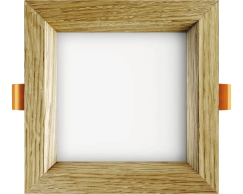 LED vstavané drevené svietidlo SQUARE 6 W 502 lm 3000 K 90x90 mm dub