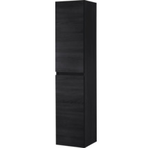 Vysoká kúpeľňová skrinka z dreva