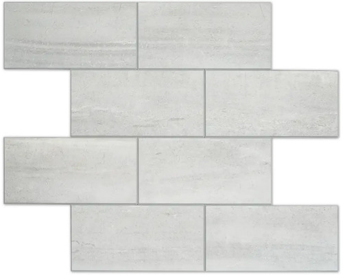 Obdĺžnikové stenové dlaždice z kameniny uložené vo väzbe