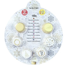 150 Mini papierové košíčky na pečenie v rôznych prevedeniach