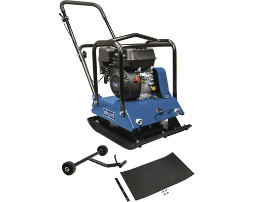 Vibračná doska Scheppach s podvozkom a gumovou podložkou