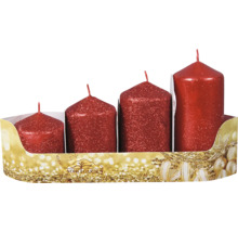 Adventné sviečky odstupňovanej veľkosti v balení