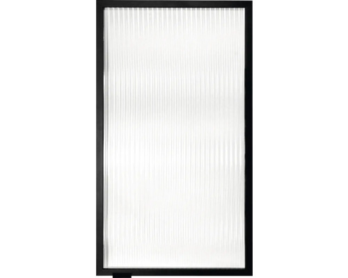 Číre sklo so štruktúrou v ráme