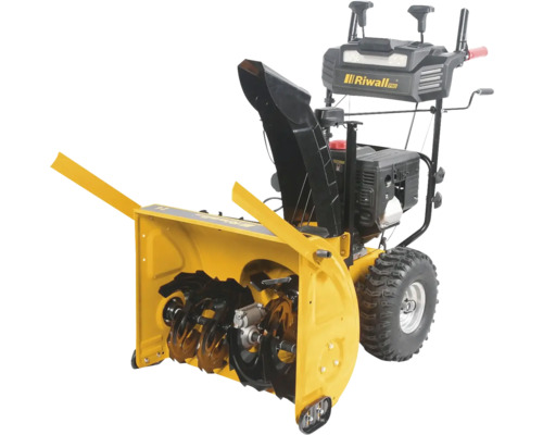 Žltá snehová fréza na zimné použitie