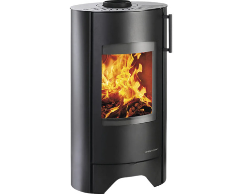 Krbové kachle s ohňom za sklenenou tabuľou