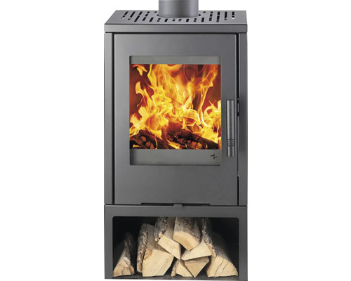 Krbové kachle s polenami a horiacim ohňom