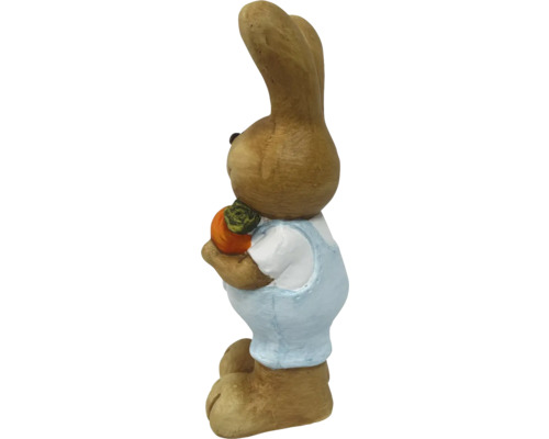 Dekoratívna figúrka zajaca s mrkvou
