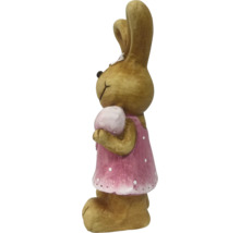 Dekoratívna figúrka zajačika so šatami