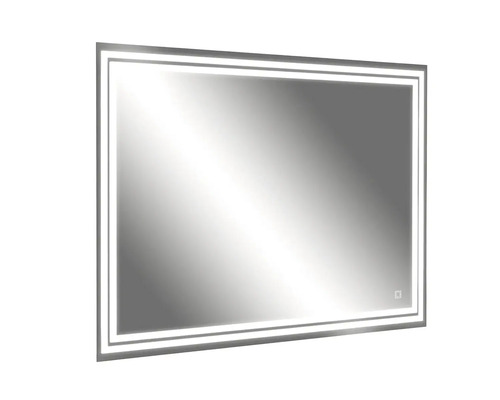 Obdĺžnikové zrkadlo s LED osvetlením do kúpeľne