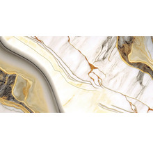 Dlažba imitácia mramoru GOLD Abstract 60x120 cm