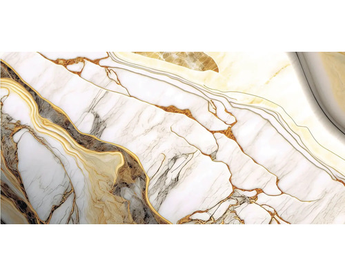 Detail mramorovej dosky so zlatými akcentmi