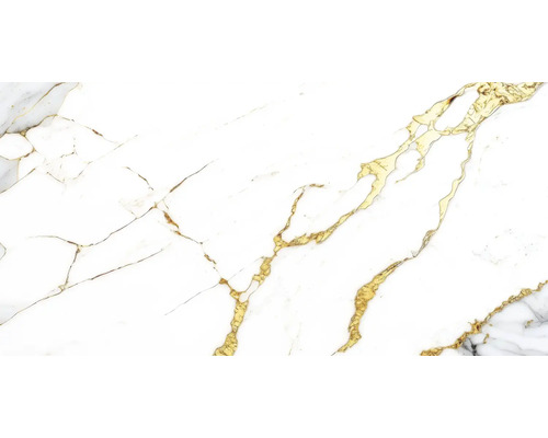 Vzor dlaždíc s mramorovým vzhľadom a zlatými žilkami