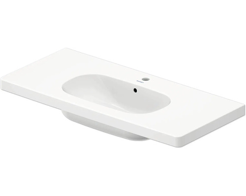 Umývadlo na skrinku DURAVIT D-Code sanitárna keramika biela 105 cm 03421000002