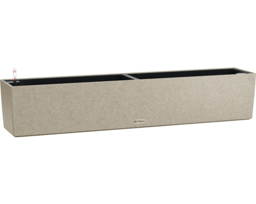 Obdĺžnikový kvetináč so zavlažovacím systémom