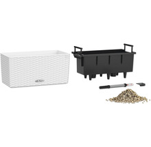 Kvetináč so zavlažovacím systémom, ukazovateľom hladiny vody a keramzitom