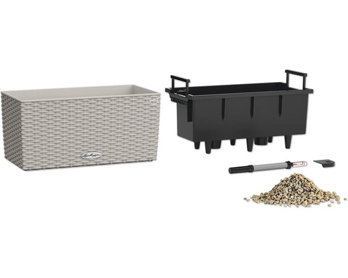 Lechuza Balconera Cottage 80 kvetináč s zavlažovacím systémom