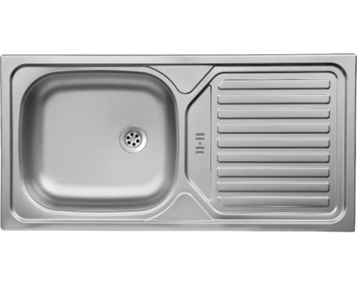 Nerezový drez s odkvapkávacou plochou