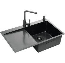 Nerezový drez Concept NANO coat TITANIA pravý DNN1045dsr 780 x 500 mm DNN1045dsr
