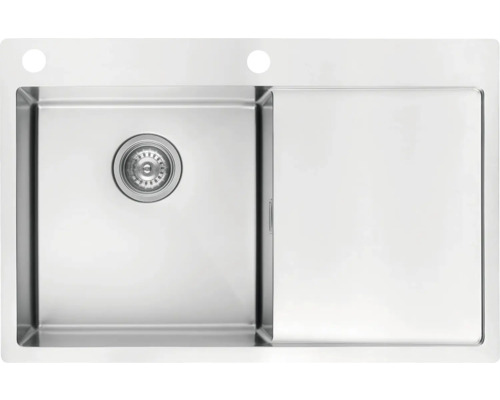 Nerezový drez s odkvapkávacou plochou