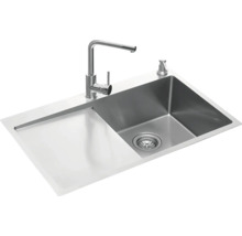 Nerezový drez Concept NANO coat pravý DNN1045ssr 500 x 780 mm DNN1045ssr
