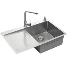 Nerezový drez Concept NANO coat pravý DNN1045ssr 500 x 780 mm DNN1045ssr