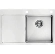 Nerezový drez Concept NANO coat pravý DNN1045ssr 500 x 780 mm DNN1045ssr