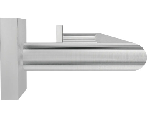 Kovová šatníková tyč s držiakom na oblečenie